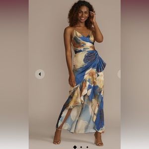 David’s Bridal Abstract Dress